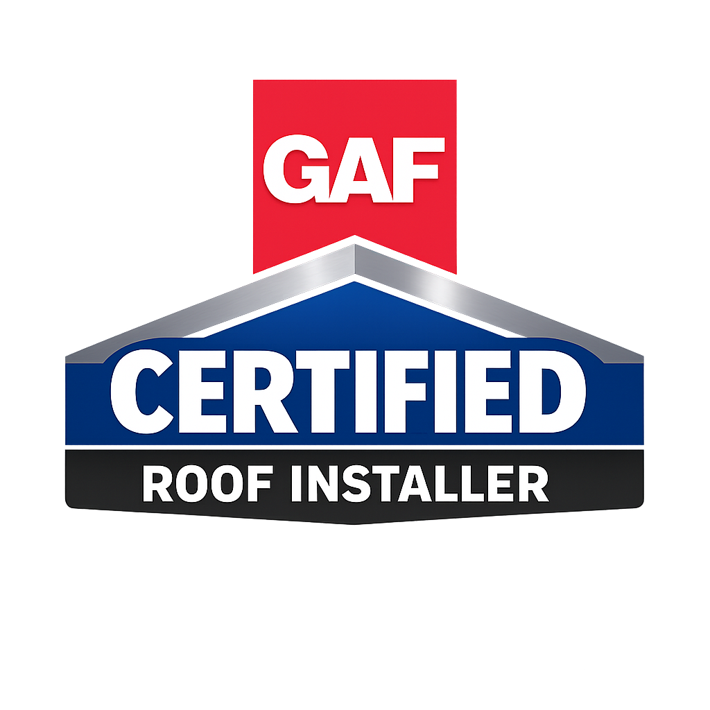 GAF Certified Roof Installer badge